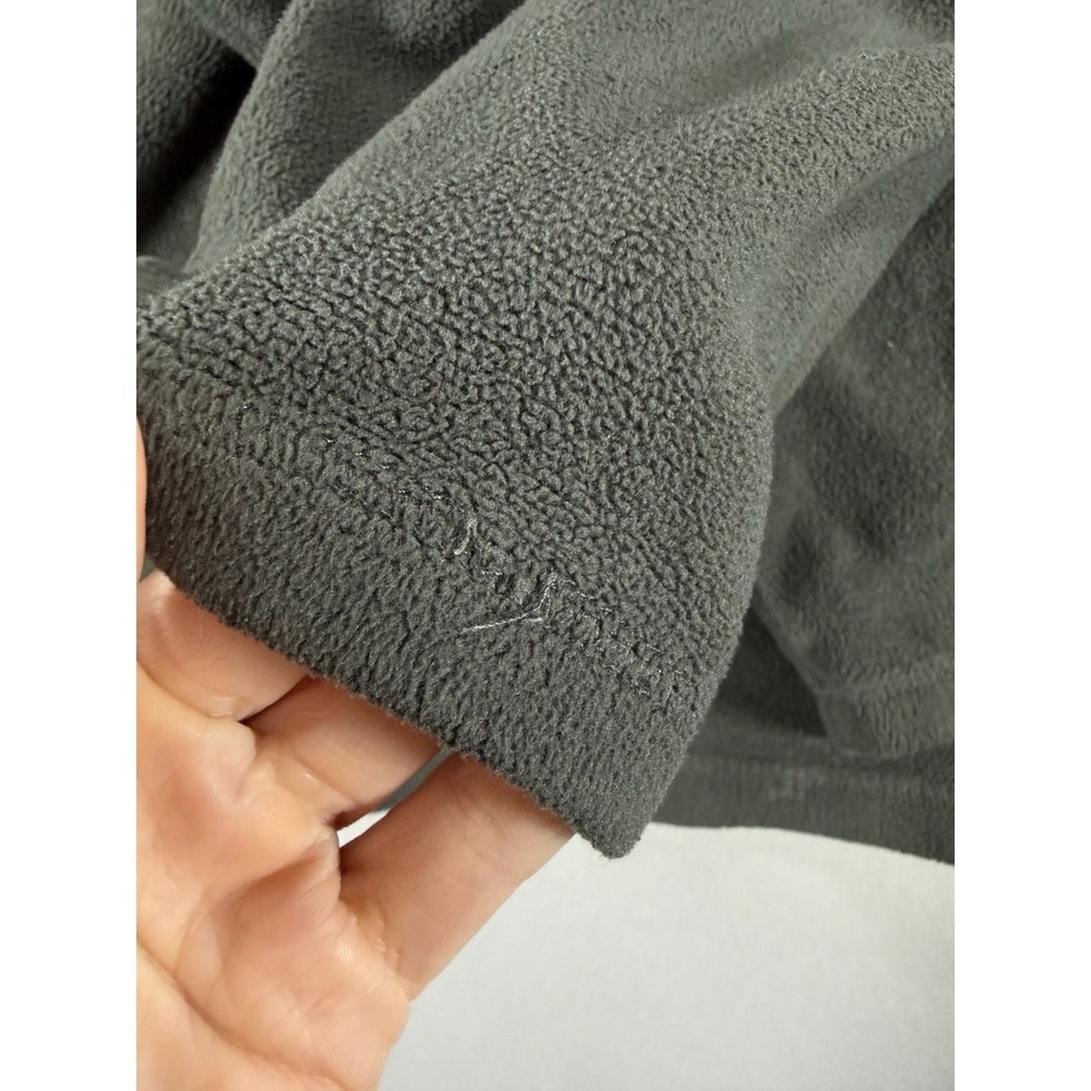 The North Face Jacket Men's Gray Fleece 1/4 Quarter Zip Pullover Sweatshirt Hiki - Picture 9 of 13